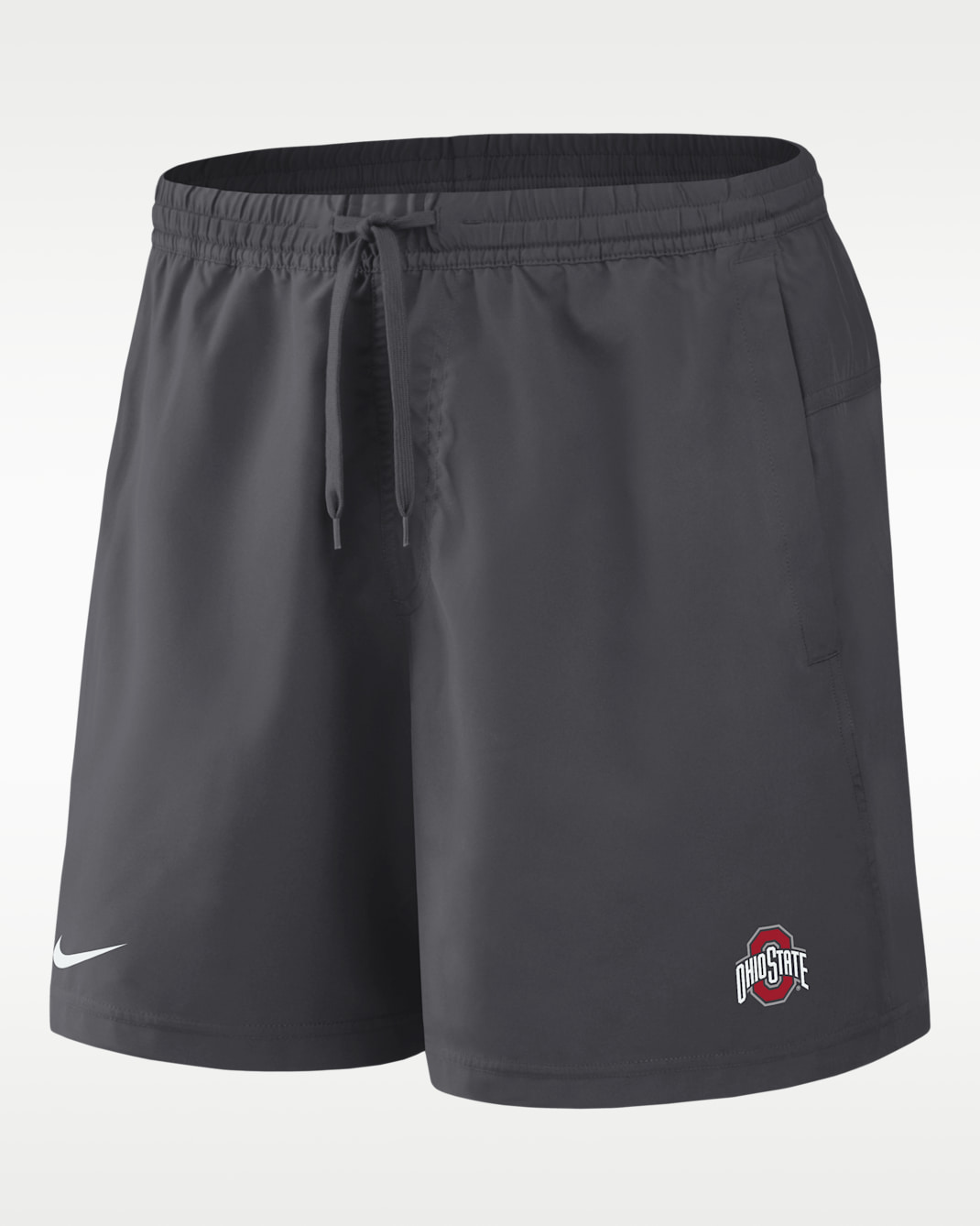 Ohio State Primetime Primary Logo Men's Nike Dri-FIT College Form Shorts - Anthracite