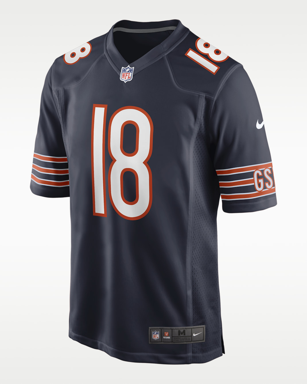 Jersey Nike de la NFL Game para hombre Caleb Williams Chicago Bears - Marino