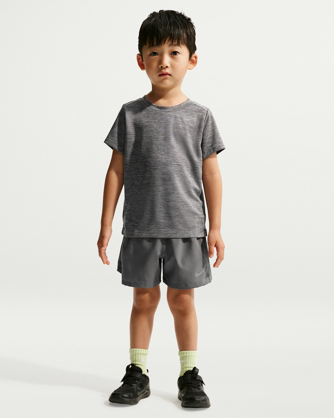 Nike Toddler Dri-FIT Miler Top and Shorts Set - Smoke Grey