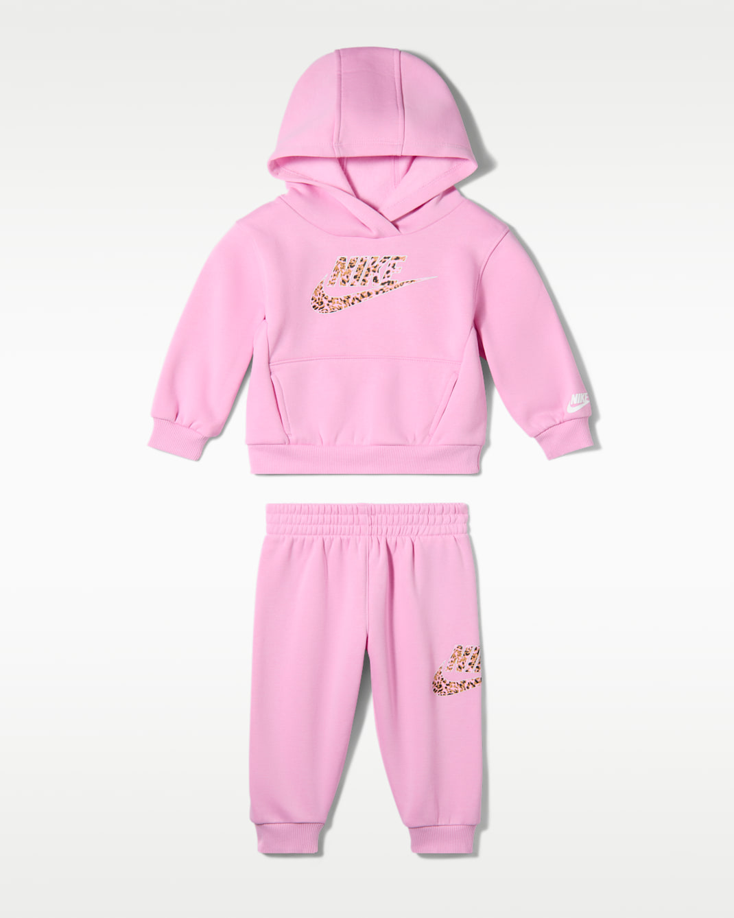 Nike Baby (12–24M) Pullover Hoodie and Joggers Set - Pink Rise
