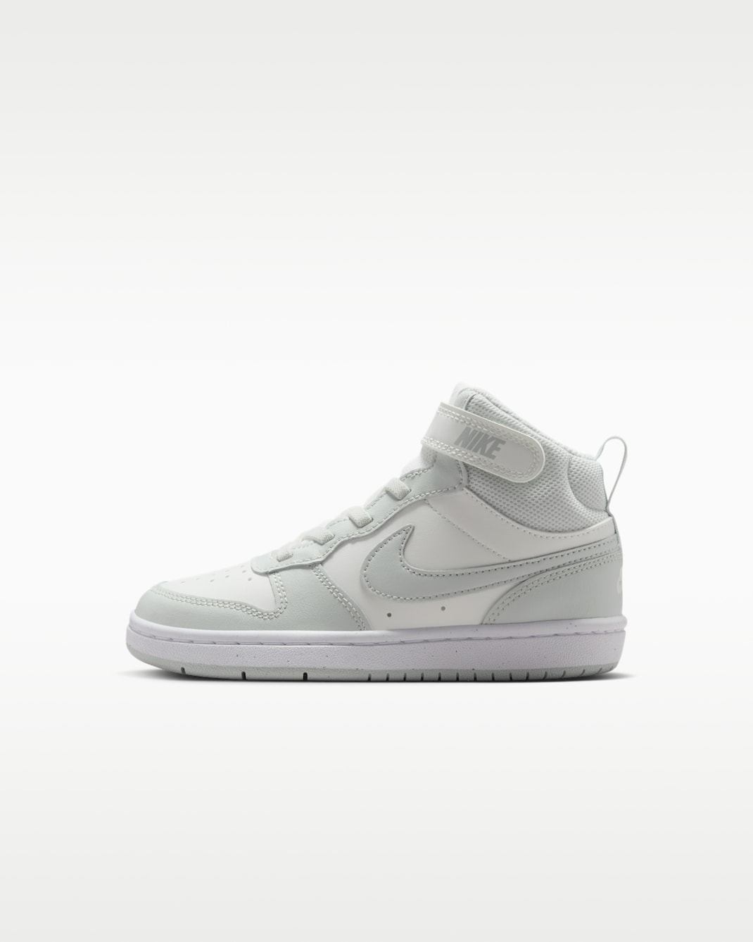 Tenis para niños de preescolar Nike Court Borough Mid 2 - Vela/Blanco/Plata claro