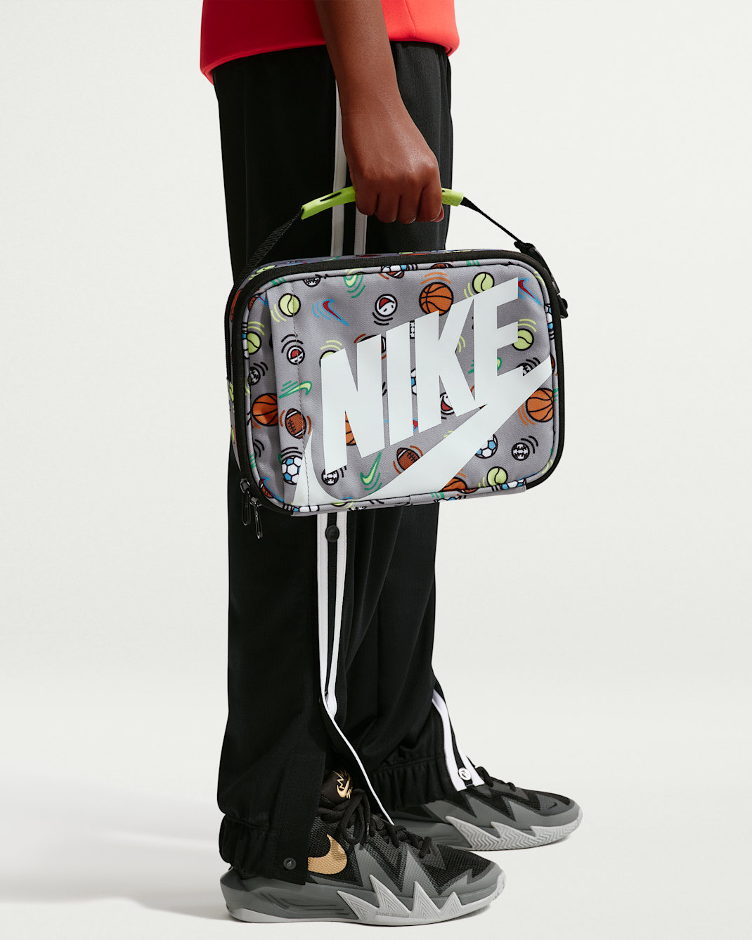 Nike Futura Lunchtasche (4 l) - Schwarz/Weiß