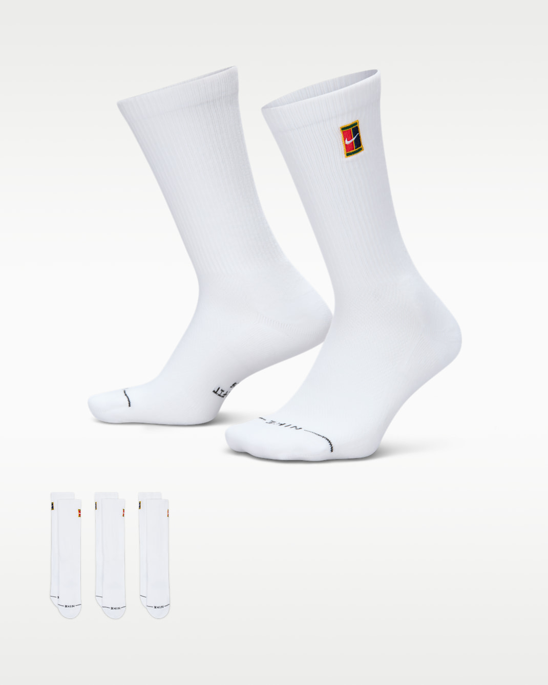 Nike Everyday Elevated Crew Socks (3 Pairs) - Multi-Colour