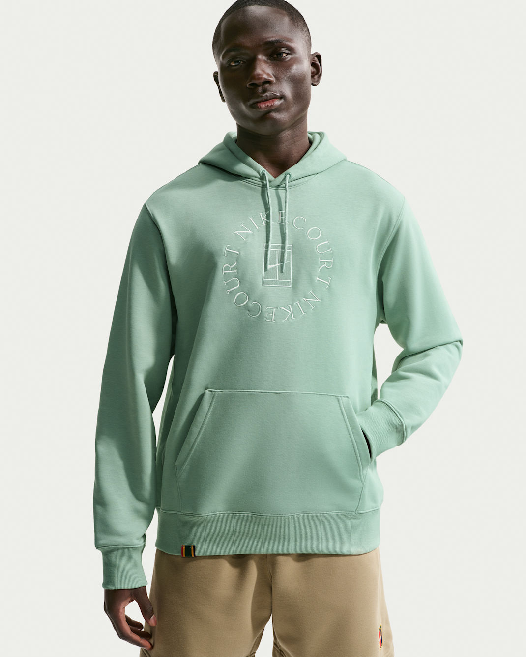 Sudadera con gorro sin cierre de tenis Dri-FIT de French Terry para hombre NikeCourt Heritage - Vapor