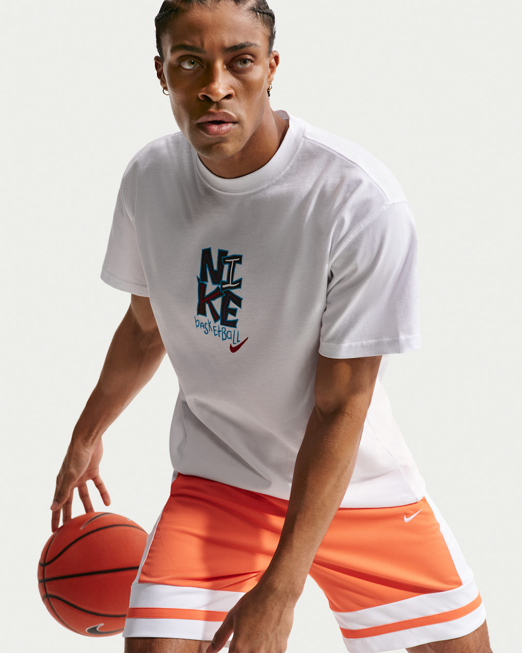 T-shirt de basket Nike pour homme - Blanc