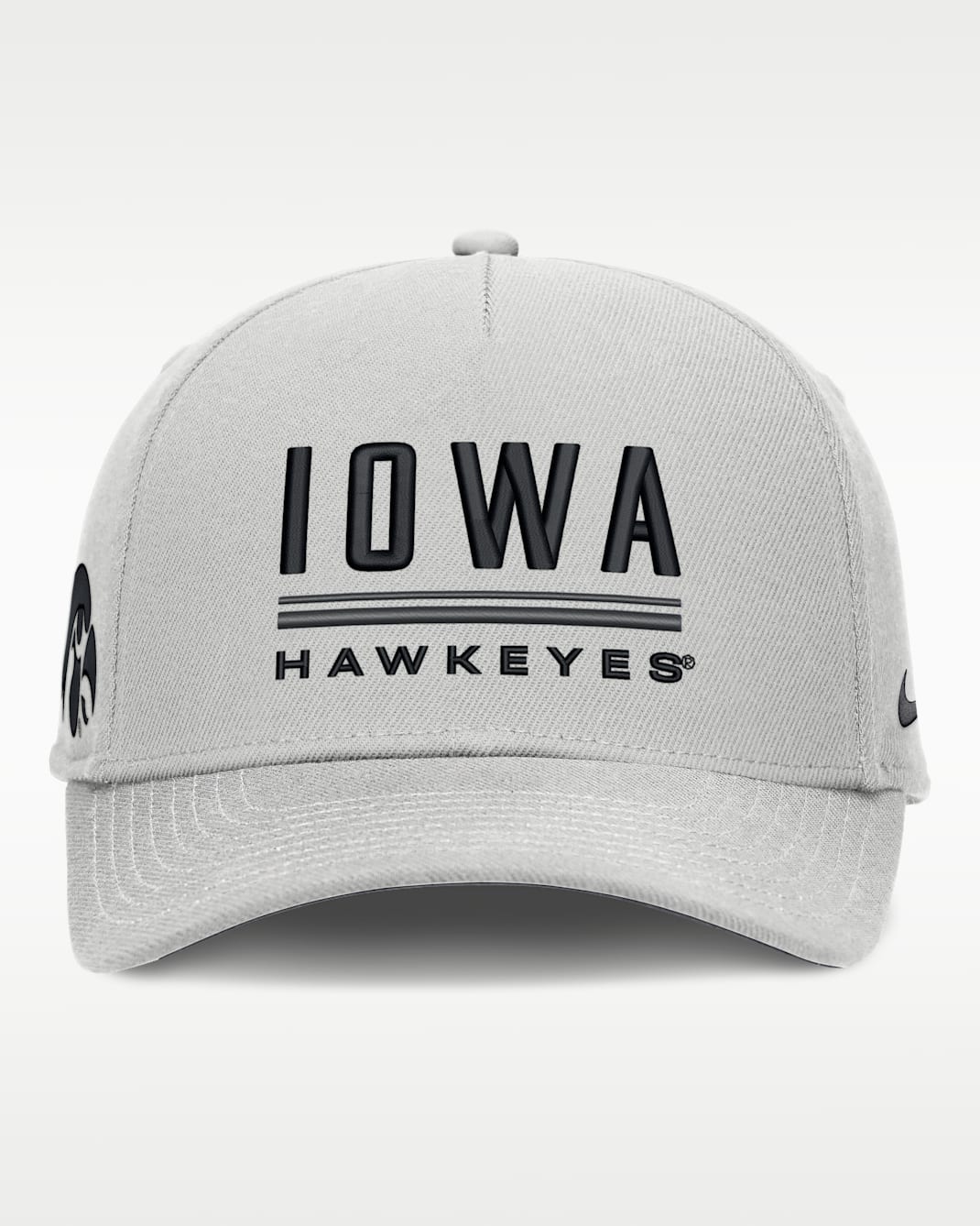 Iowa Sideline Practice Rise Men's Nike Dri-FIT College Adjustable Hat