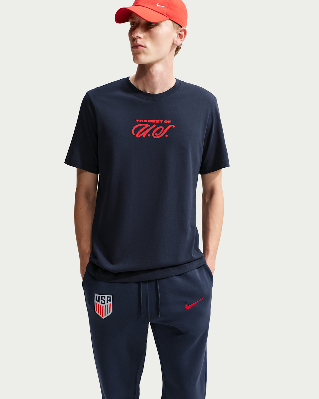 USMNT Men's Nike Soccer T-Shirt - Obsidian
