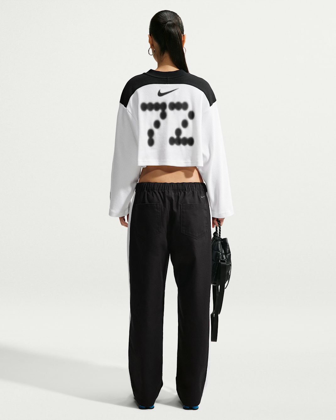 Nike Sportswear Women's Oversized Long-Sleeve Cropped Jersey