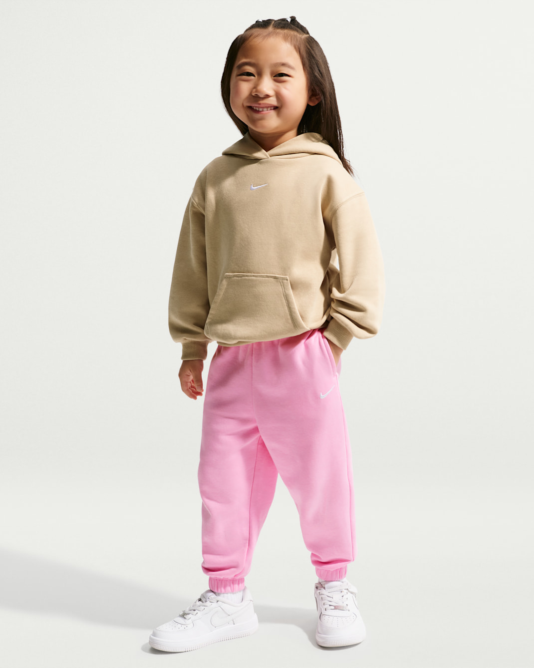 Pants holgados Studio Fleece infantil Nike Sportswear - Rosa amanecer