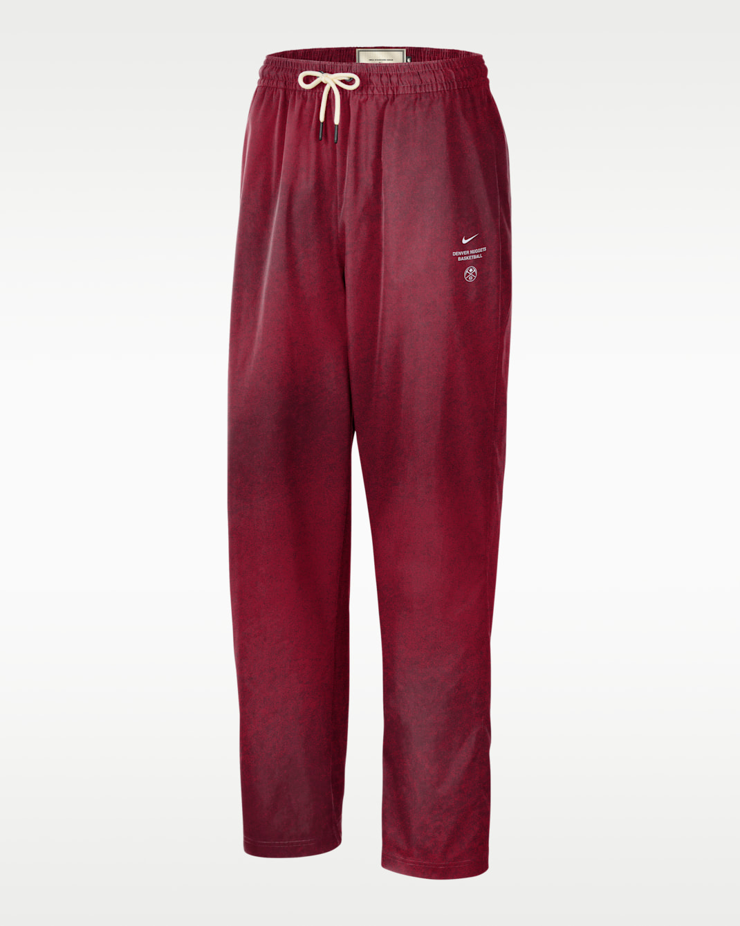 Denver Nuggets Standard Issue Men's Woven Basketball Pants - Team Crimson/Amarillo/Team Crimson/White