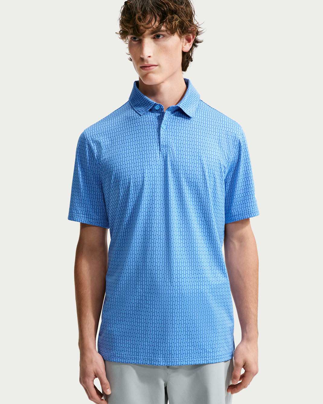 Polo de golf Dri-FIT imprimé Nike Velocity pour homme - University Blue/University Blue/Blanc