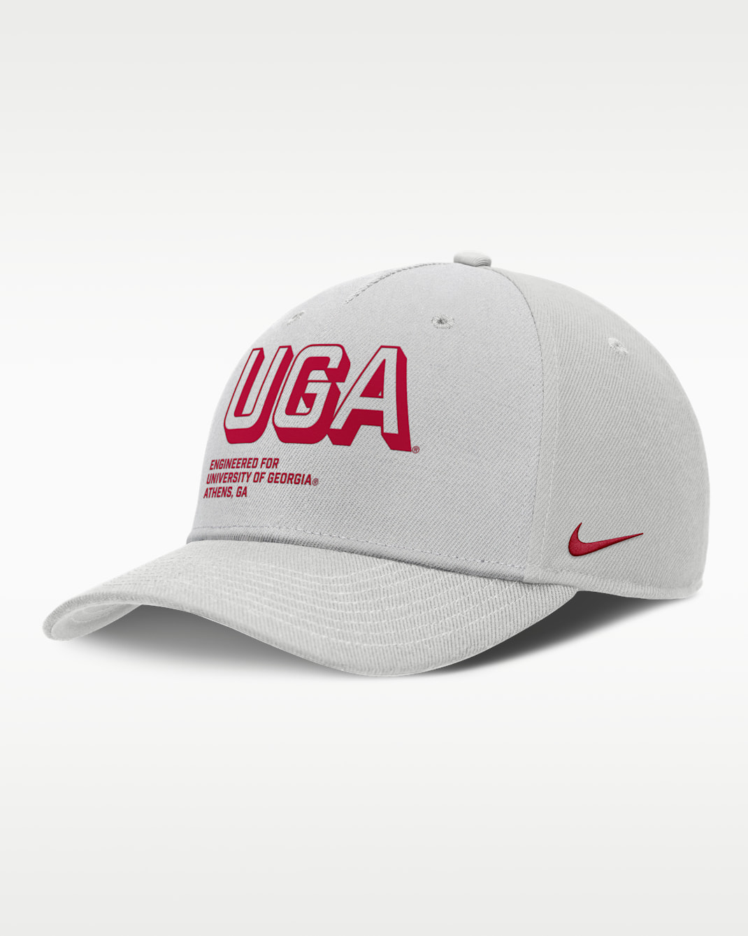 Georgia On-Field Primetime Rise Men's Nike College Adjustable Hat - Grey