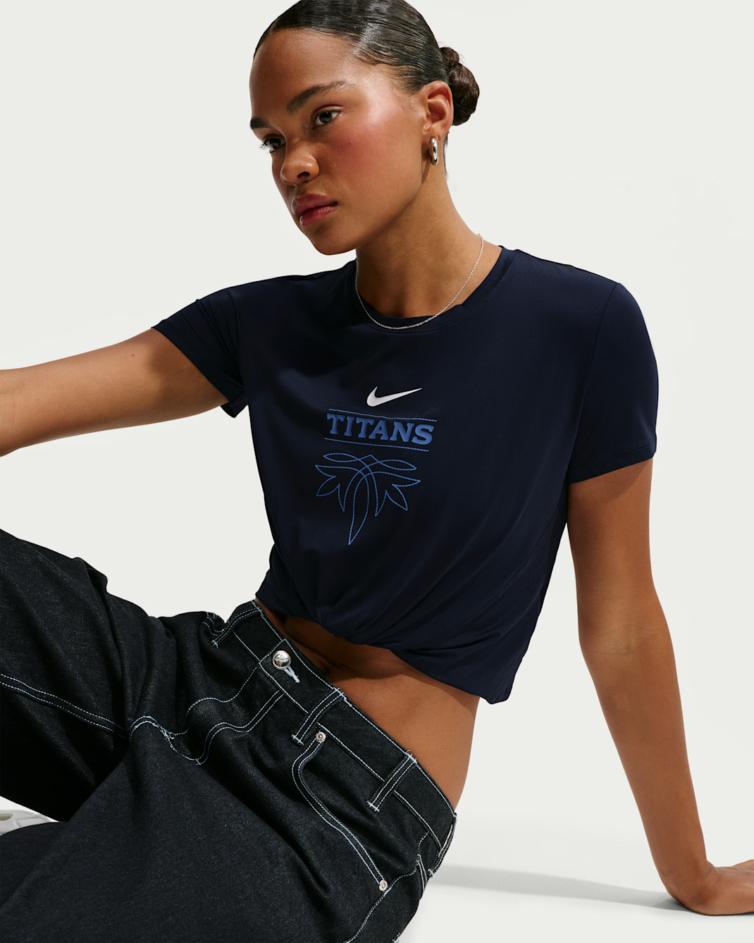 Tennessee Titans Rivalries Collection One Classic Twist Women's Nike Dri-FIT NFL T-Shirt