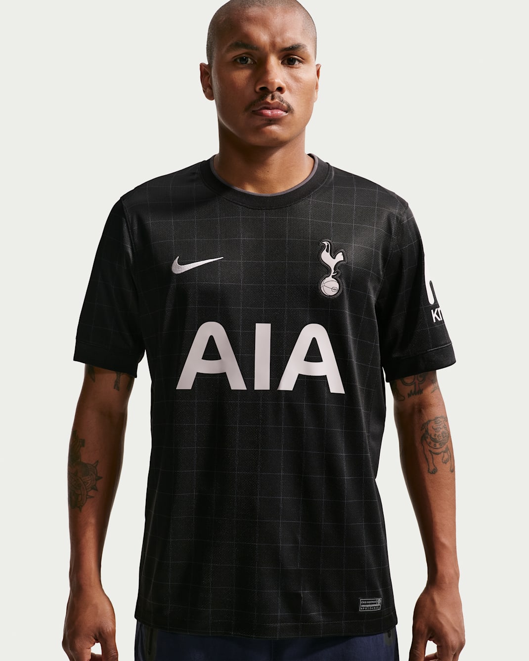 Tottenham Hotspur 2025/26 Stadium Away Nike Dri-FIT Replika-Fußballtrikot (Herren) - Schwarz/Light Iron Ore