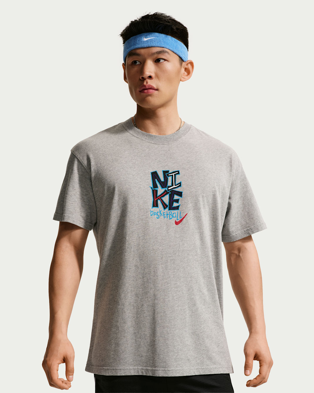 Nike 男款籃球 T 恤 - Dark Grey Heather