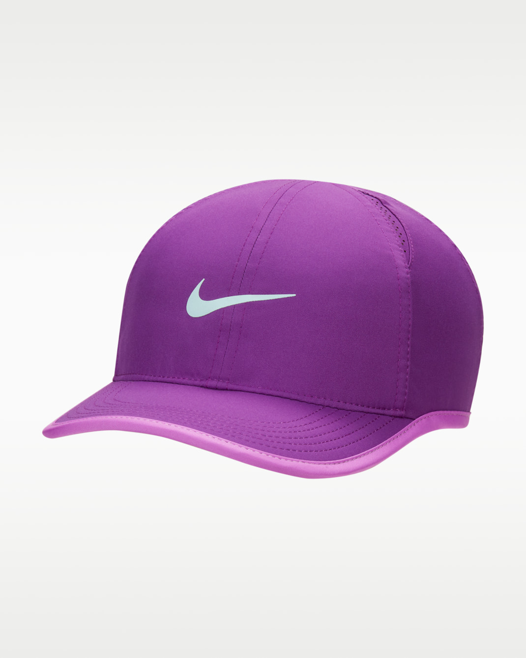 Gorra ligera desestructurada para niños Nike Dri-FIT Club - Morado disco/Sueño fucsia/Jade hielo