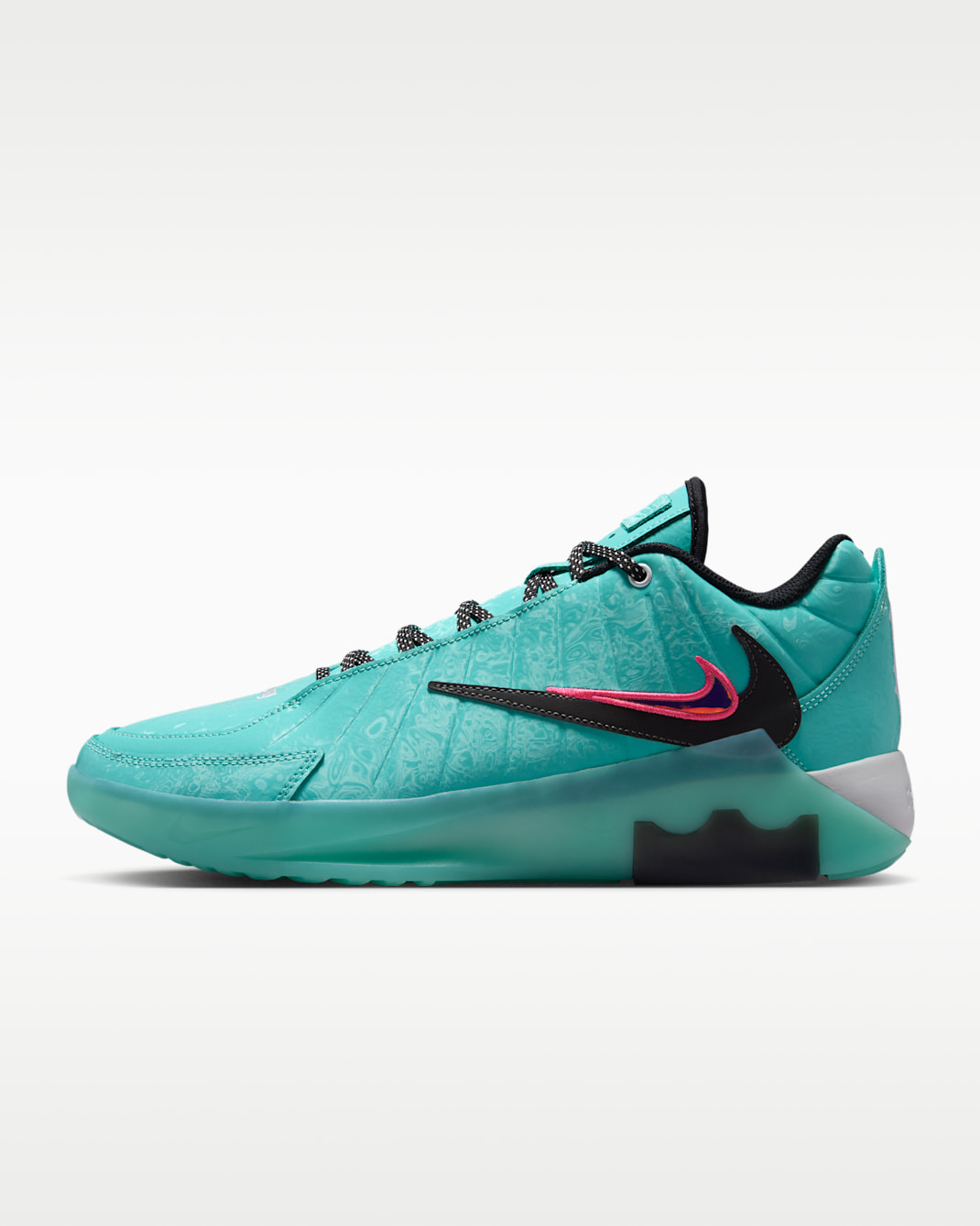 LeBron Witness 9 Basketball Shoes - Aurora Green/Football Grey/White/Black