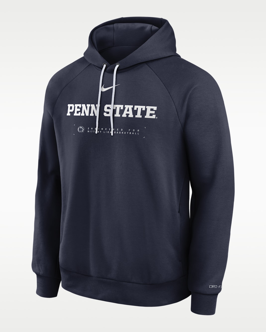 Penn State Courtside Basketball Practice Men's Nike Dri-FIT Pullover Hoodie - Navy