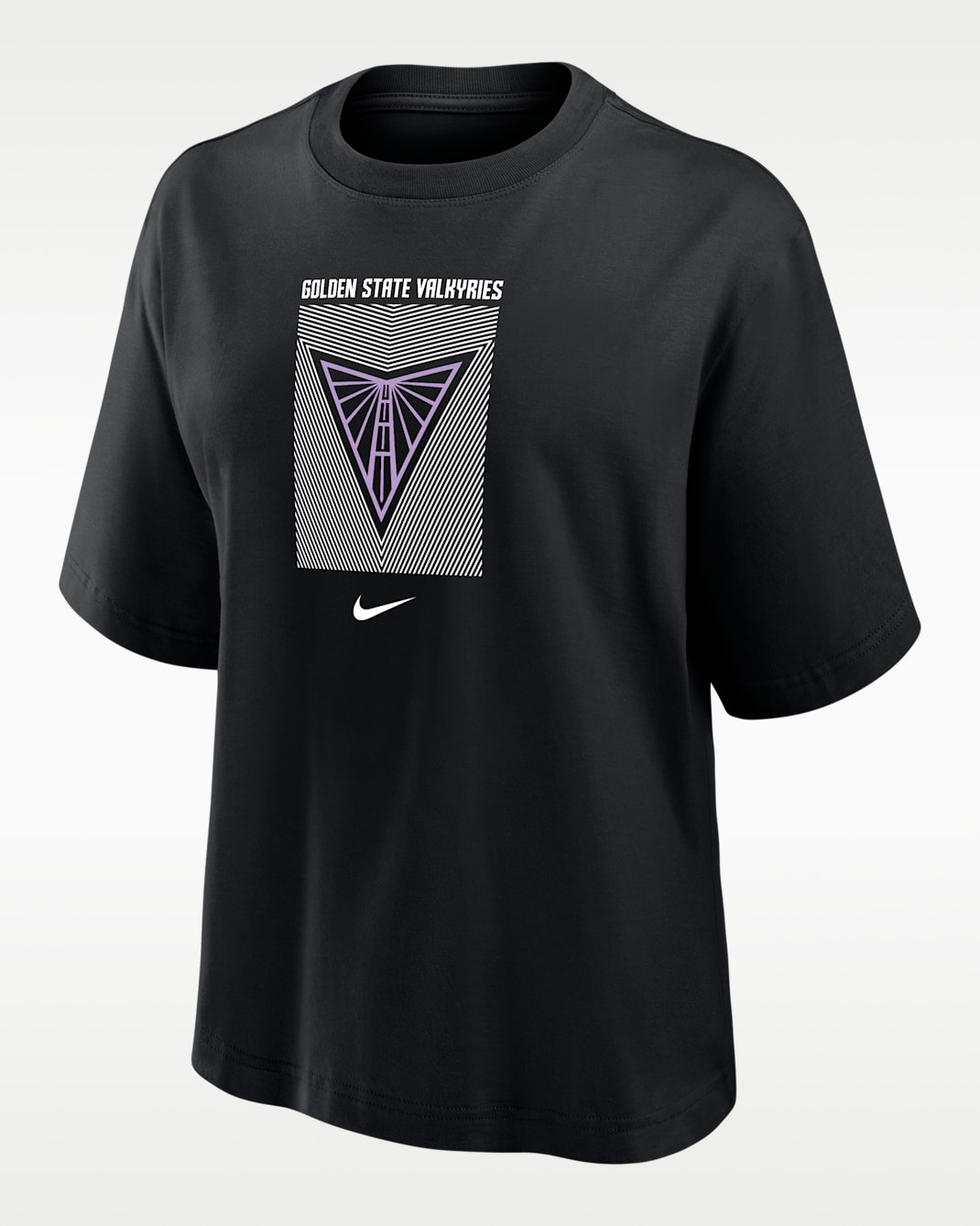 Golden State Valkyries Women's Nike WNBA Boxy T-Shirt - Black