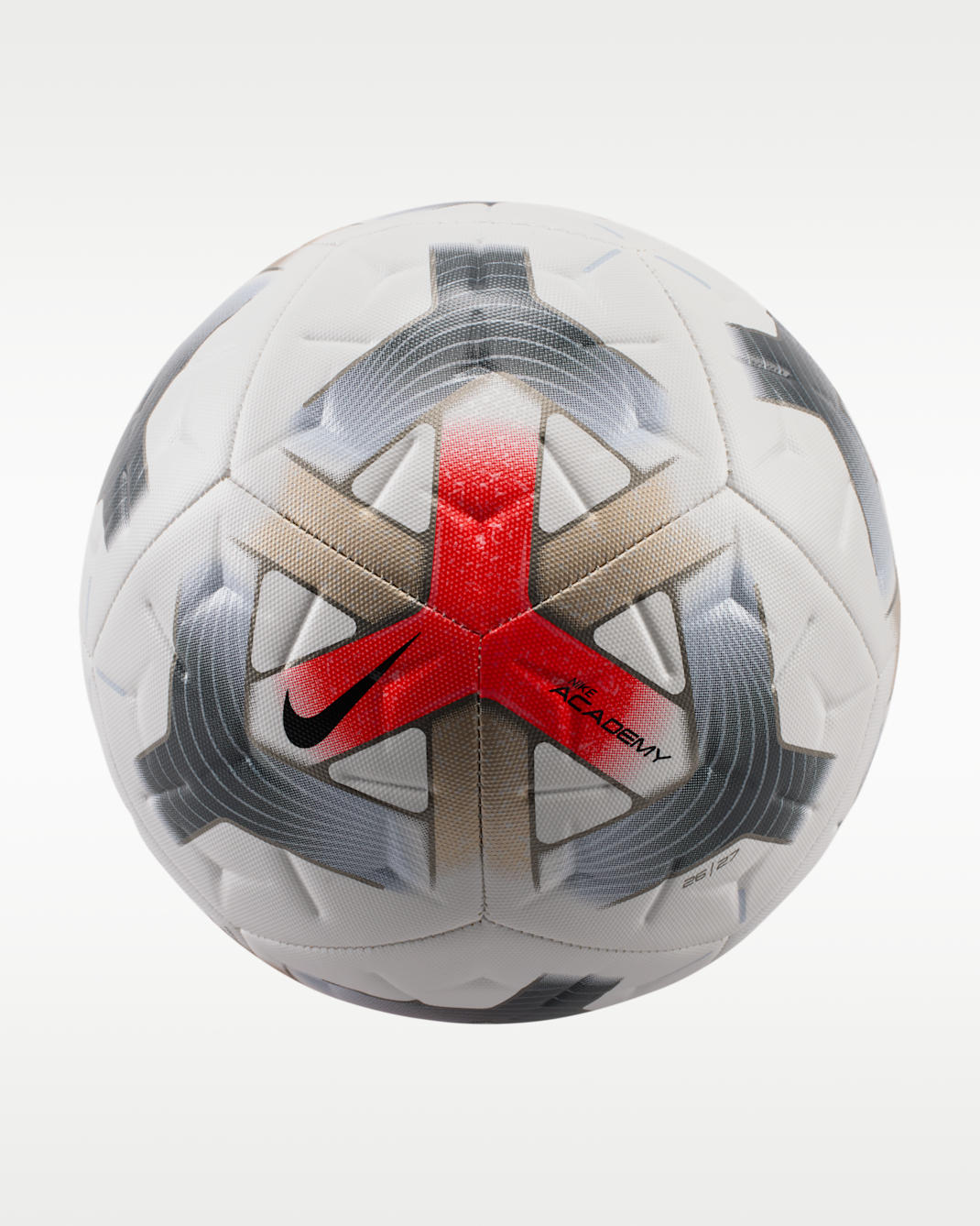 Balón de futbol Nike Academy - Blanco/Carmesí brillante/Antracita/Negro