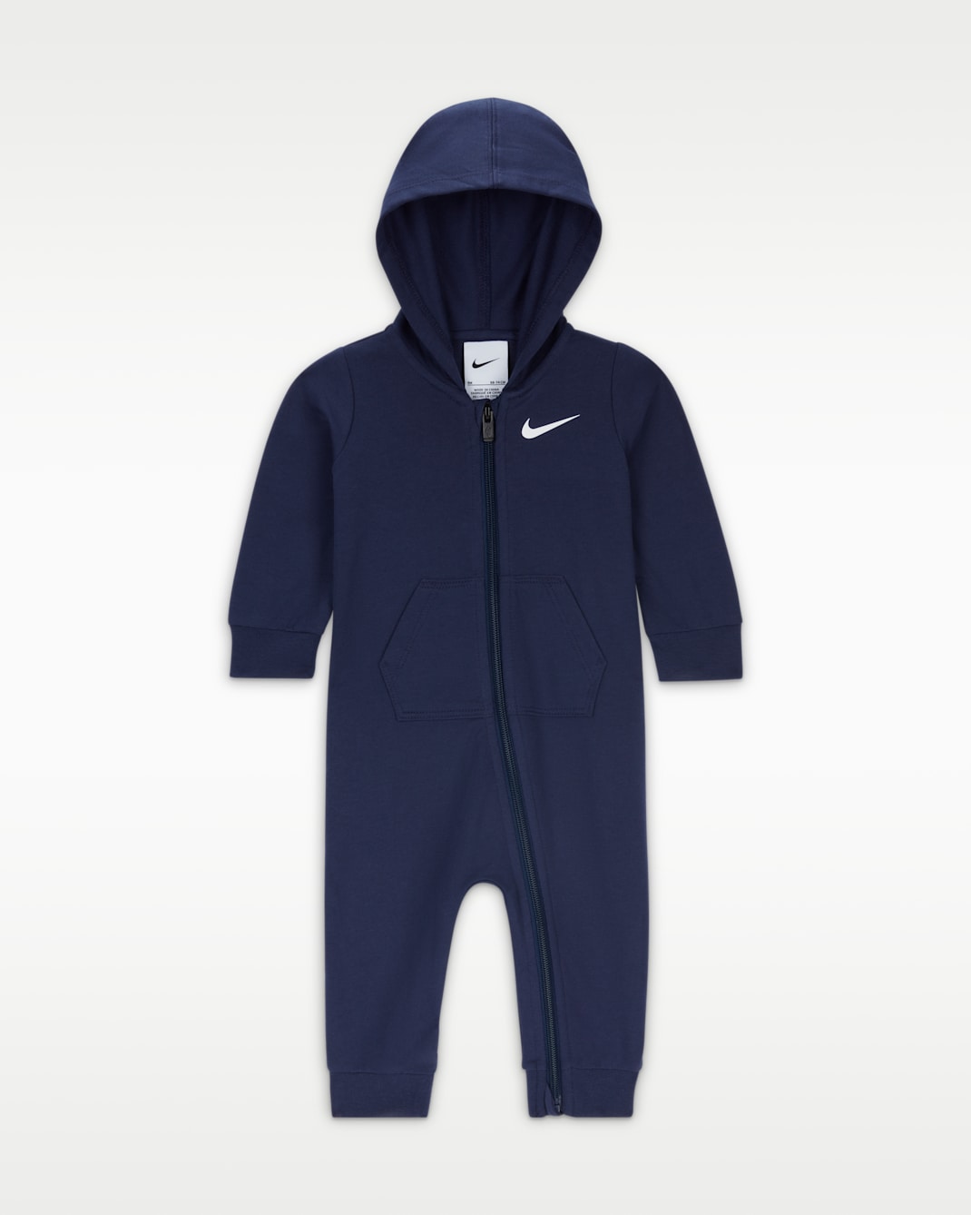 Nike Baby Essentials Baby Hooded Overall - Midnight Navy