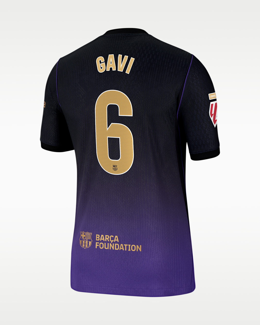 Gavi Barcelona 2026/27 Match Away Kobe Men's Nike Aero-FIT Soccer Jersey - Purple