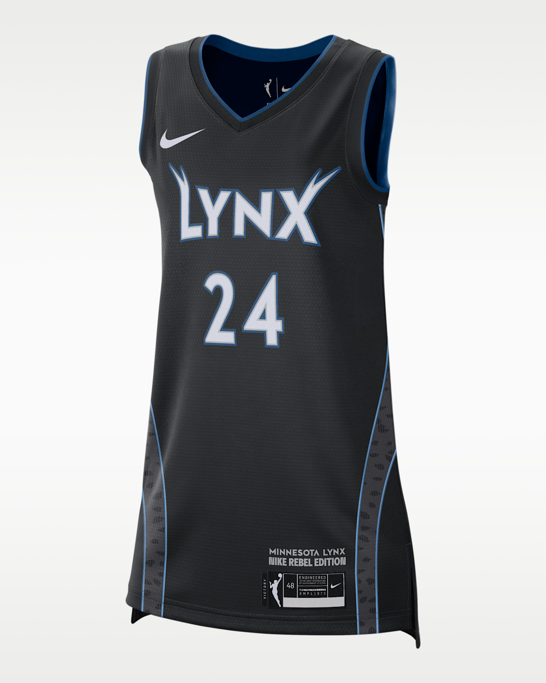 Jersey Nike Dri-FIT de la WNBA Victory Replica para mujer Napheesa Collier Minnesota Lynx - Negro