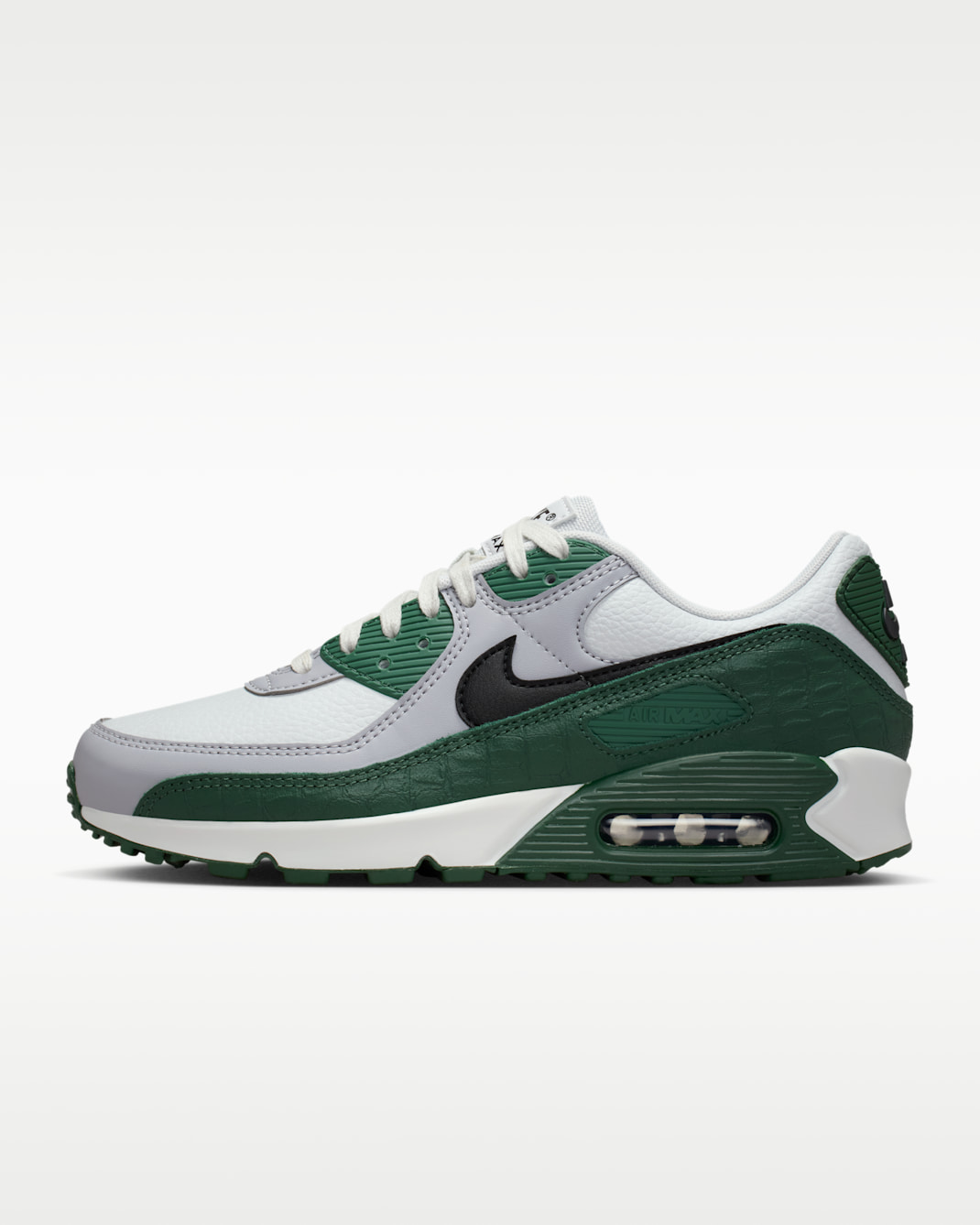 Nike Air Max 90 女鞋 - Fir/Cement Grey/Photon Dust/黑色