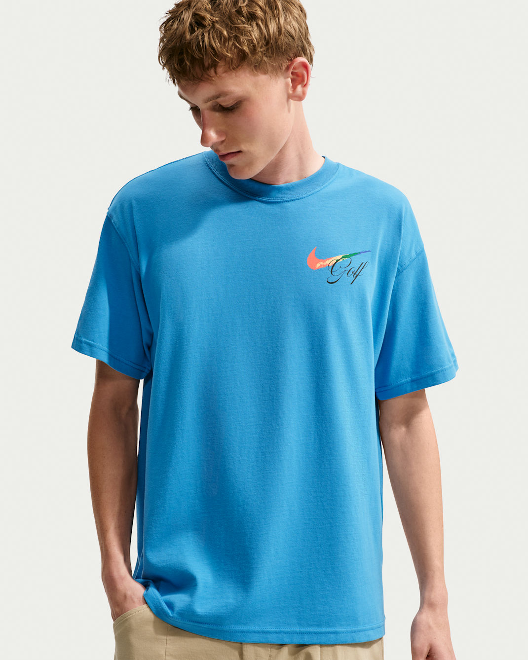Nike Men's Golf T-Shirt - Aurora Blue