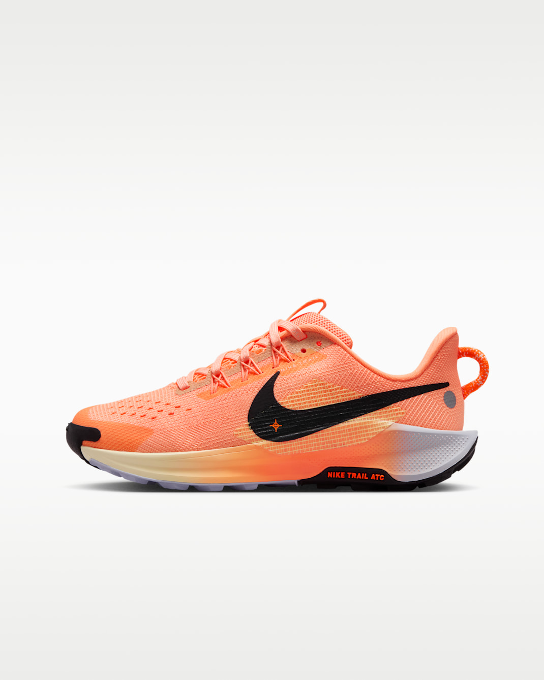 Nike Pegasus Trail 5 Big Kids' Trail Running Shoes - Orange Pulse/Ghost/Alabaster/Black