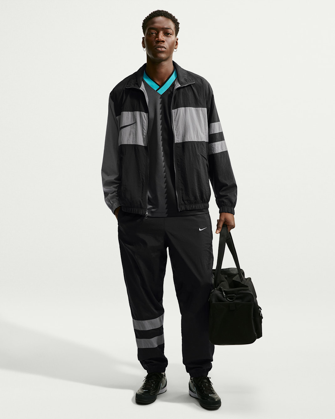 Nike i96 Repel Men's Soccer Woven Track Pants - Black/Cool Grey/Cool Grey