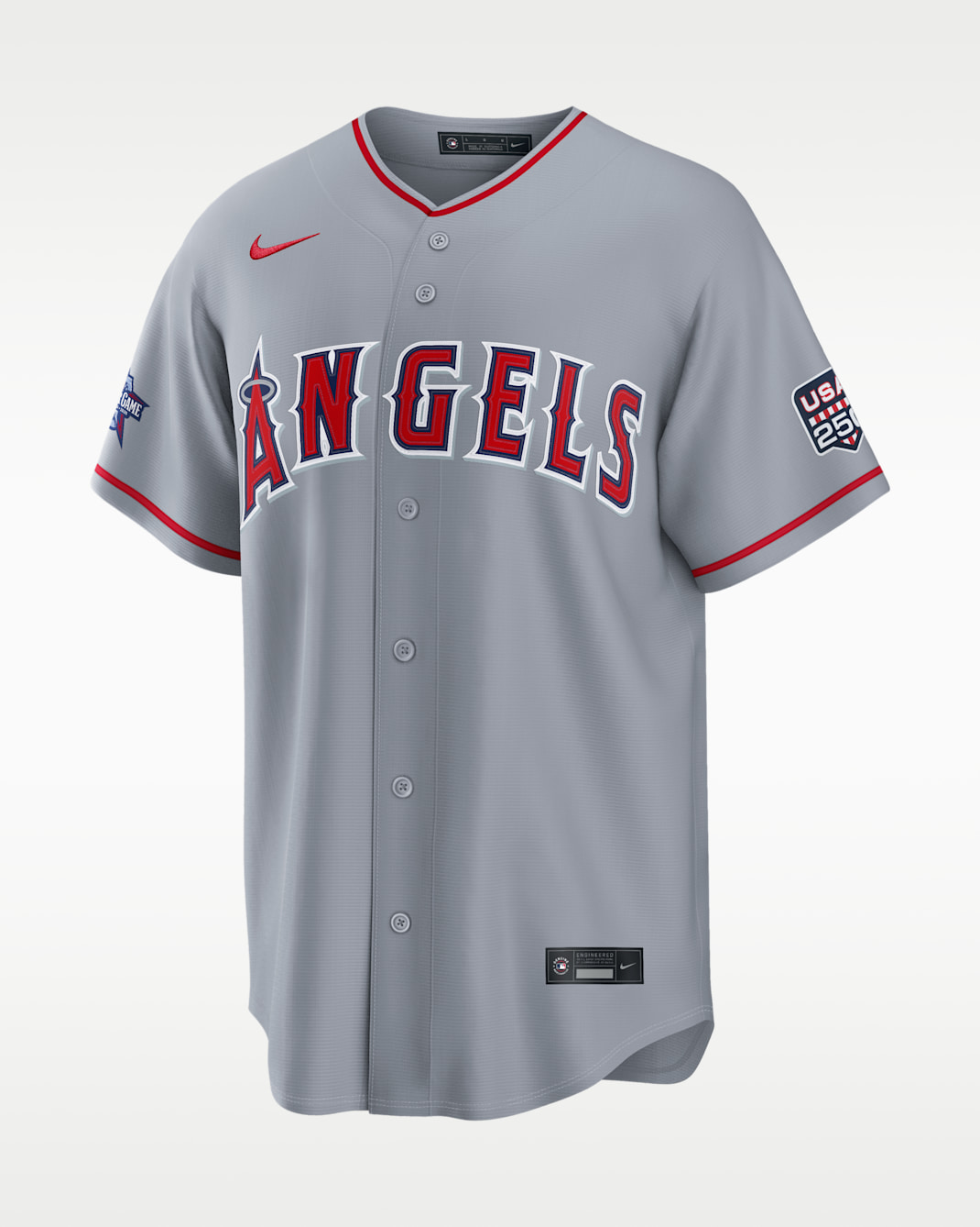 Mike Trout American League 2026 All-Star Game Men's Nike MLB Replica Jersey - Grey
