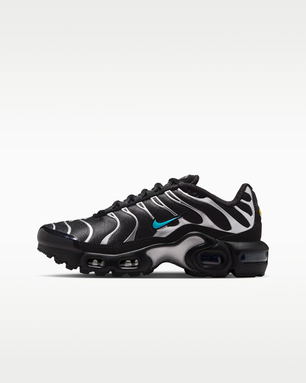 Nike Air Max Plus SE Older Kids' Shoes - Black/Chrome/Gamma Blue