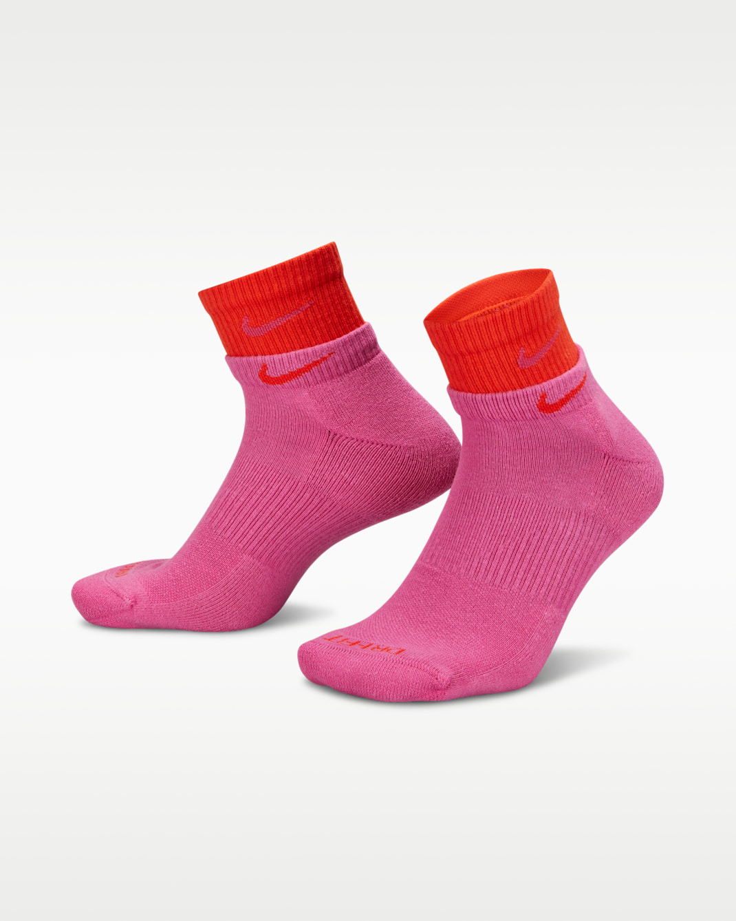 Nike Everyday Plus Cushioned Training Ankle Socks - Active Fuchsia/Active Fuchsia