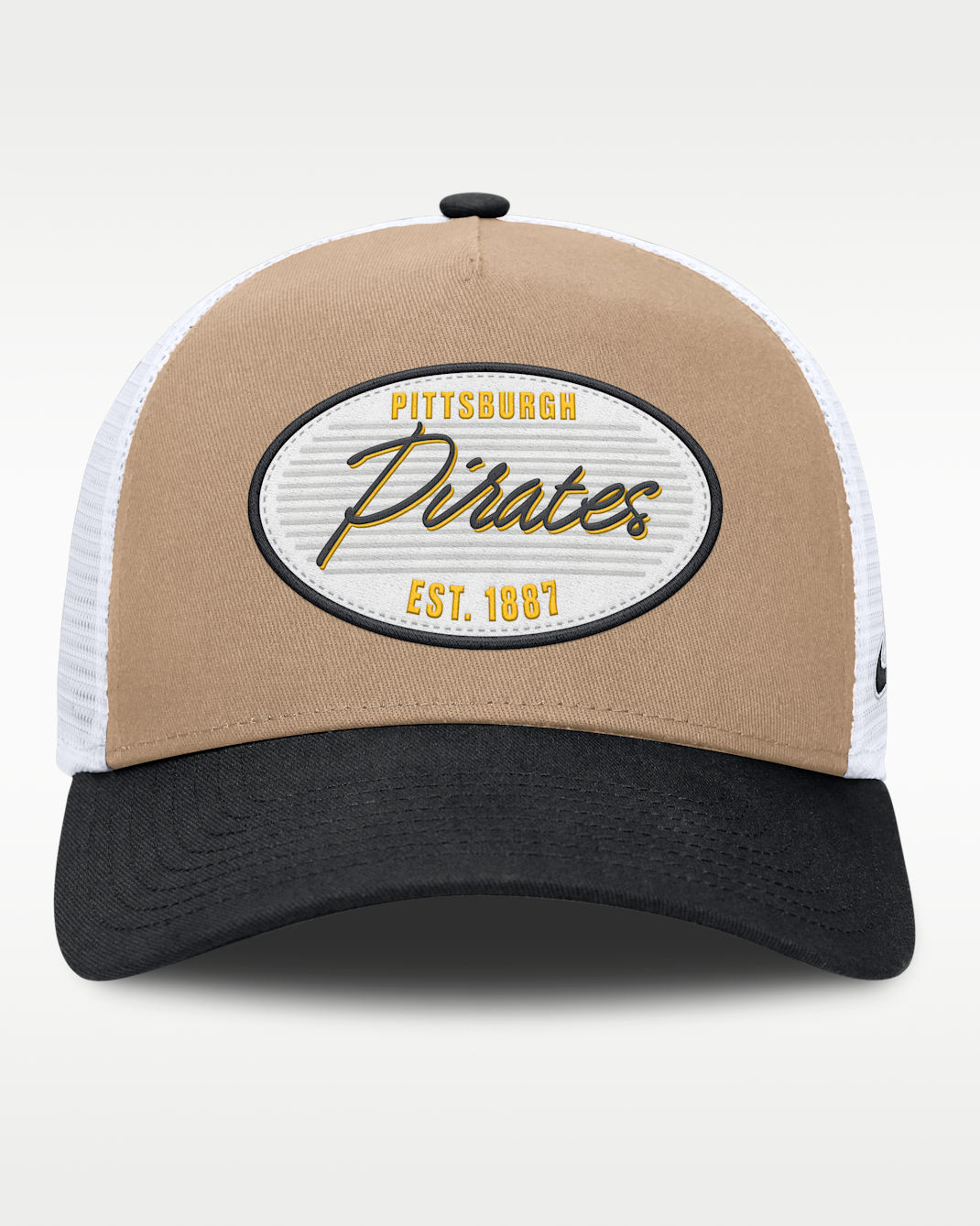 Pittsburgh Pirates Rise Men's Nike MLB A-Frame Trucker Adjustable Hat