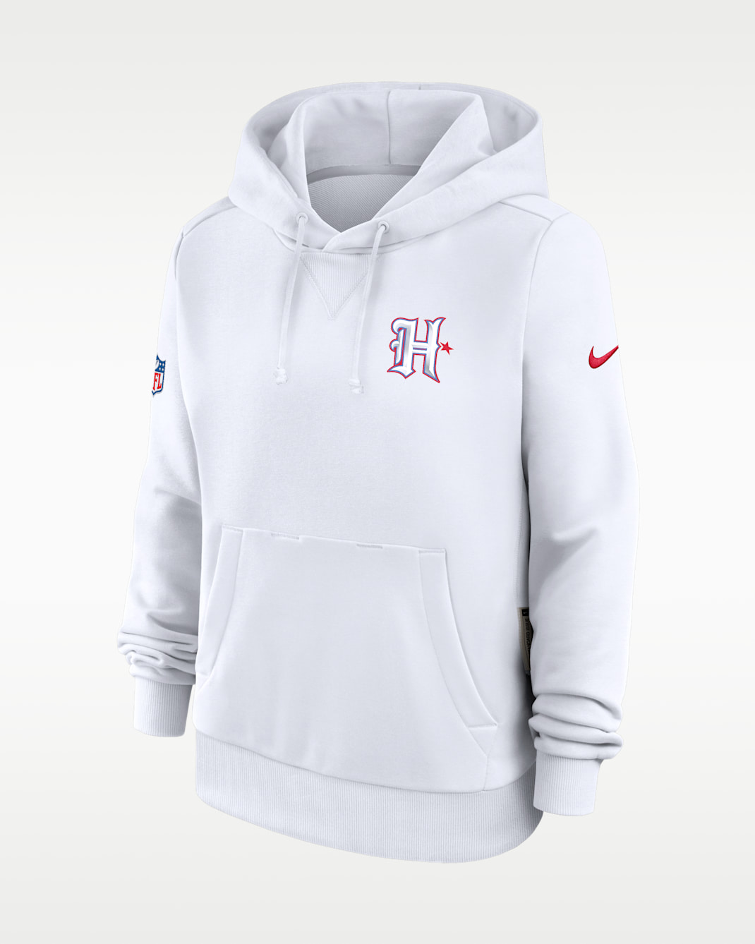 Houston Texans Rivalries Collection Sideline Women's Nike Dri-FIT NFL Pullover Hoodie - White