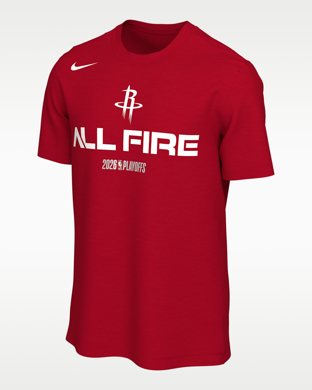 Playera de básquetbol Nike para hombre Houston Rockets - Rojo universitario