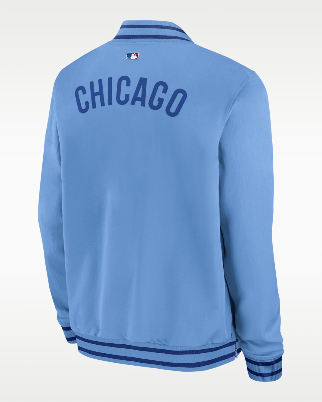 Chicago Cubs Authentic Collection Dugout Men's Nike MLB Full-Zip Bomber Jacket