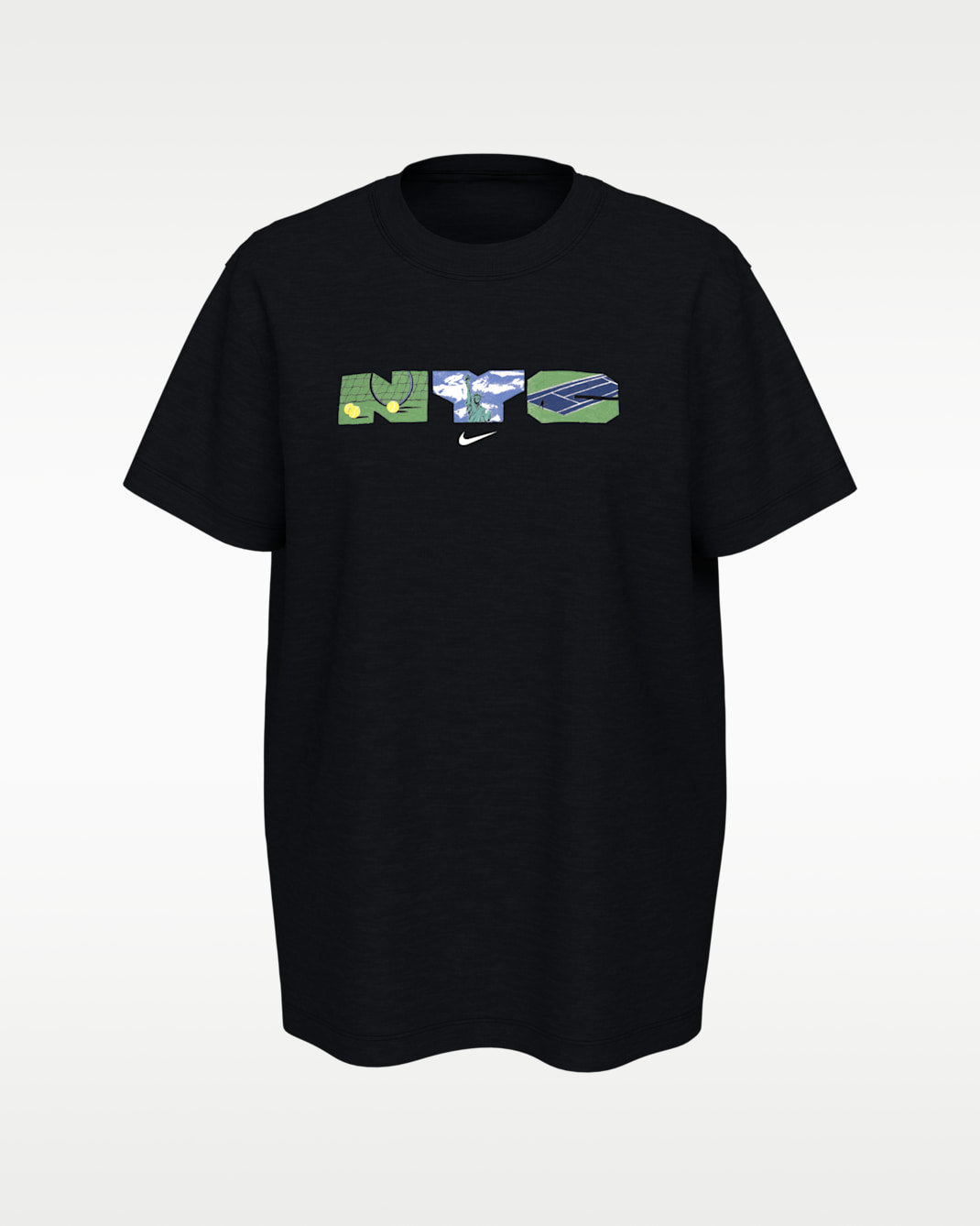 NikeCourt Big Kids' T-Shirt - Black