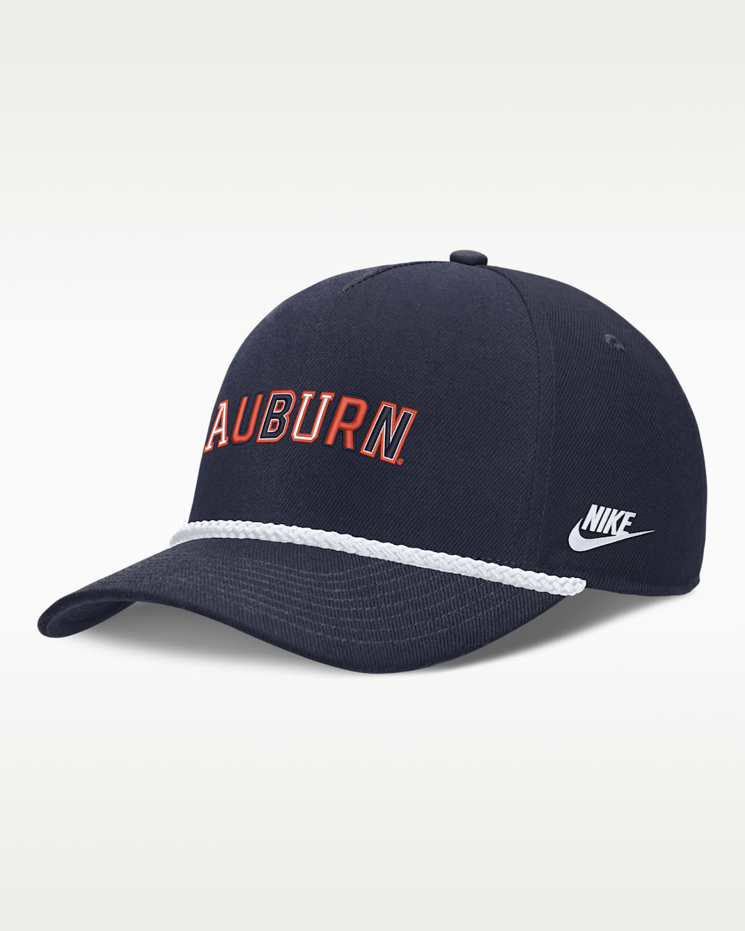 Auburn Legacy Basketball Rope Rise Men's Nike College Adjustable Hat - Navy