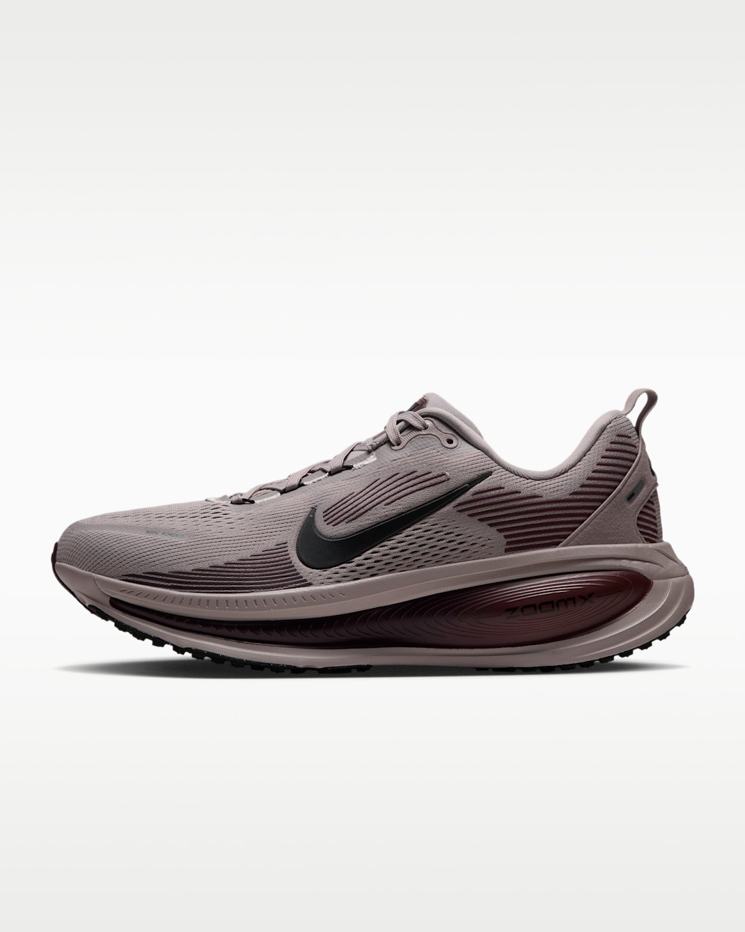 Chaussure de running sur route Nike Vomero 18 pour homme - College Grey/Light Boulder/Burgundy Crush/Noir