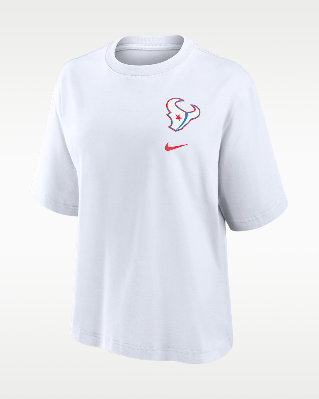 Houston Texans Rivalries Collection Boxy Women's Nike NFL T-Shirt - White