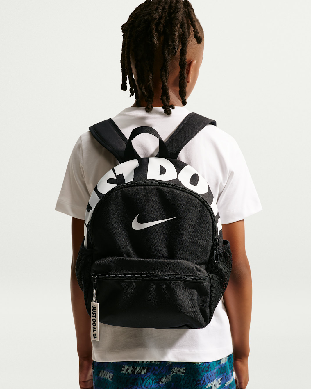 Nike JDI Backpack 2.0 Kids' Mini Backpack (11L) - Black/Black/White