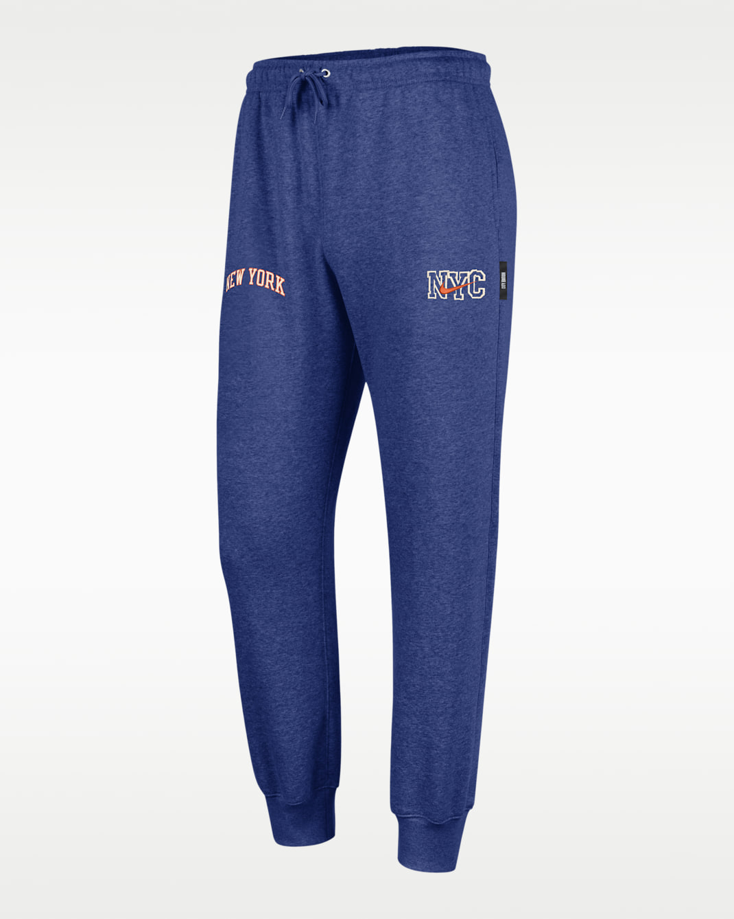 Joggers Club Fleece Nike NBA para hombre New York Knicks City Edition - Azul enérgico