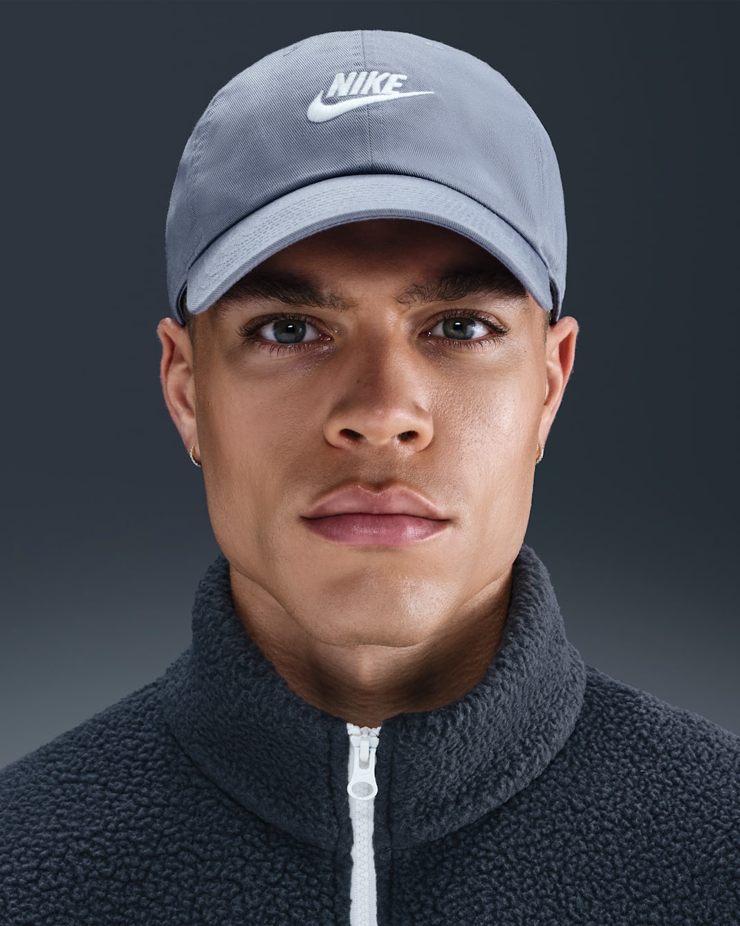 Nike Club Unstructured Futura Wash Cap - World Indigo/White