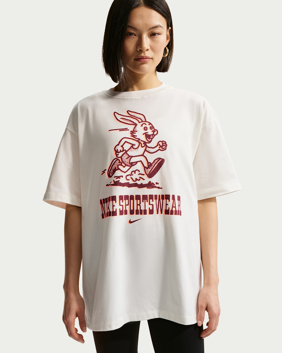 Nike Sportswear Classic Women's Oversized T-Shirt - Sail