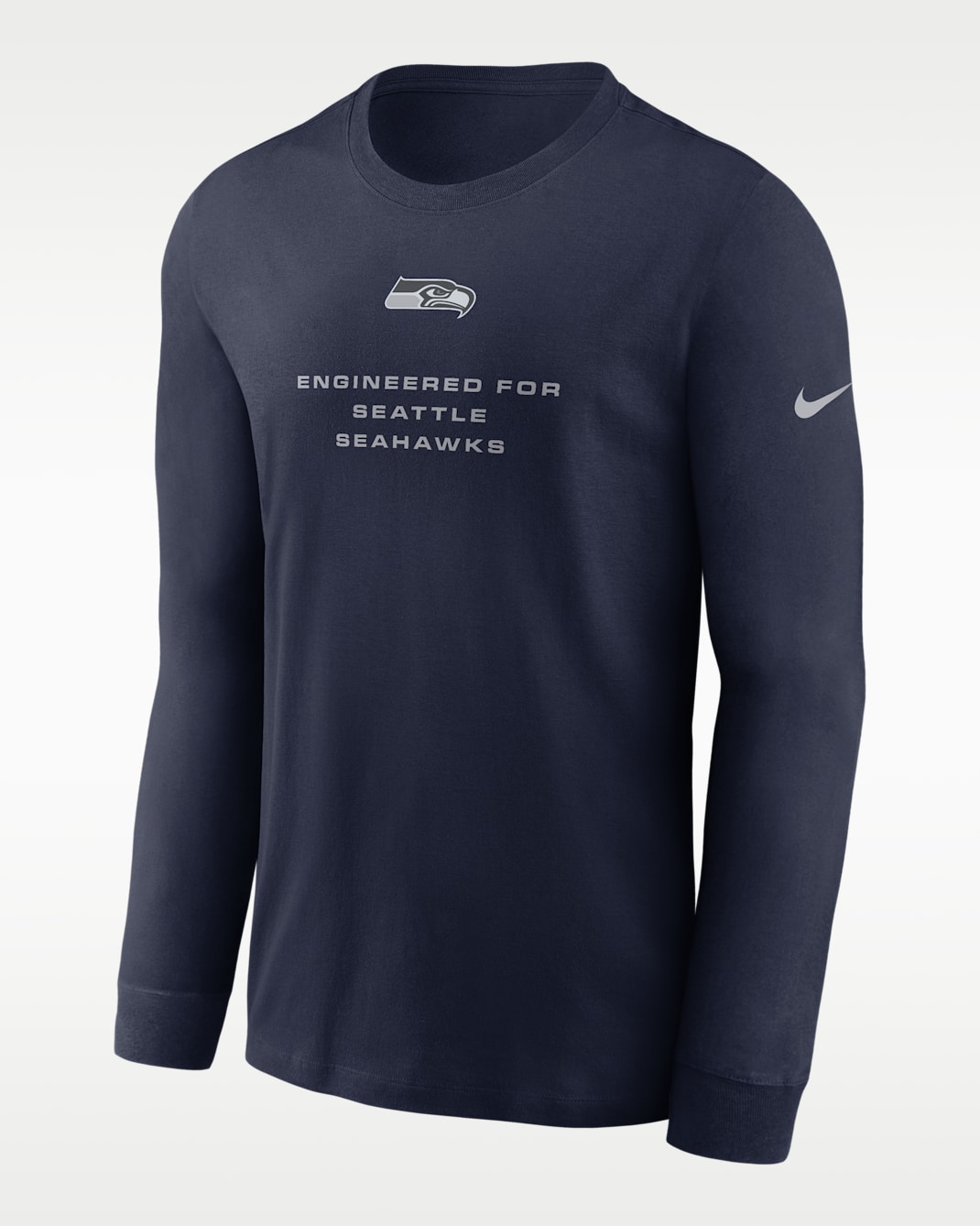 Seattle Seahawks Team Issue Men's Nike Dri-FIT NFL Long-Sleeve T-Shirt - College Navy