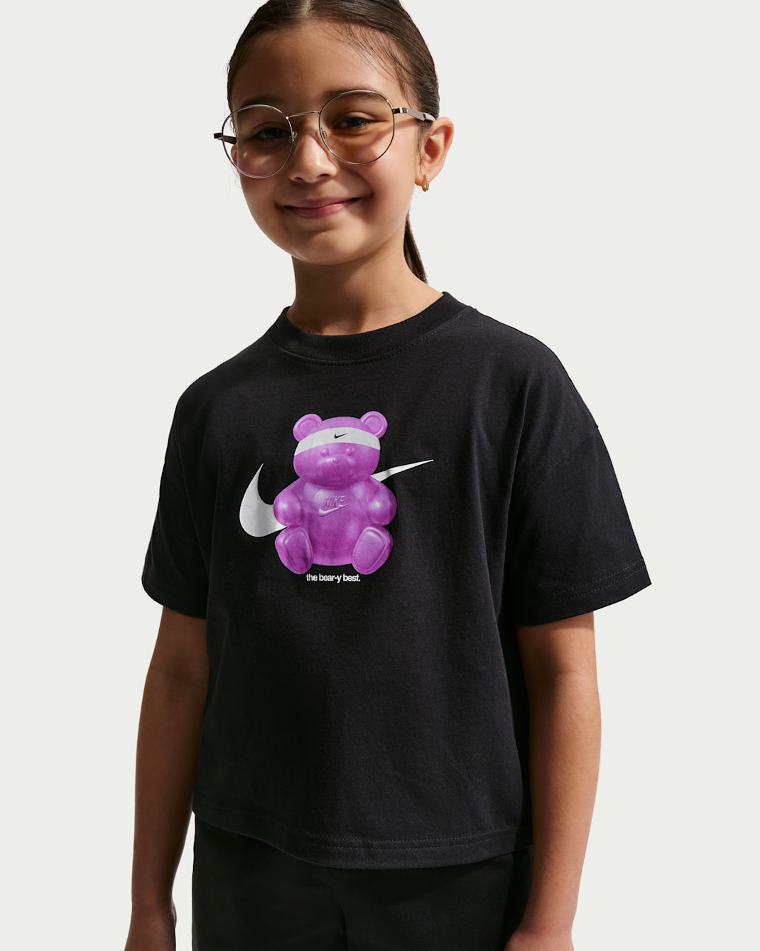 Nike Sportswear Big Kids' Boxy T-Shirt - Black