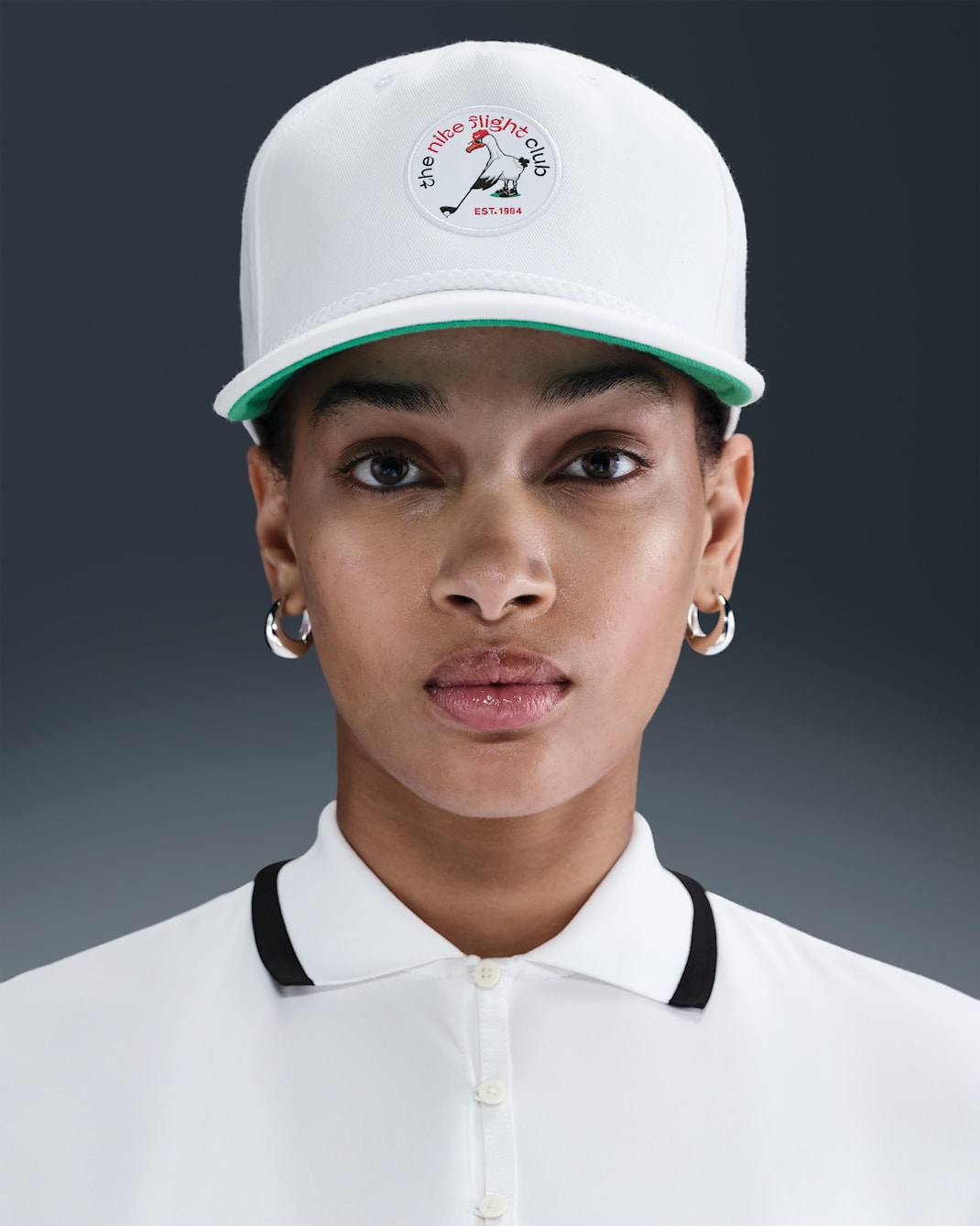 Nike Pro Graphic Cap - White/Stadium Green/Anthracite/Black