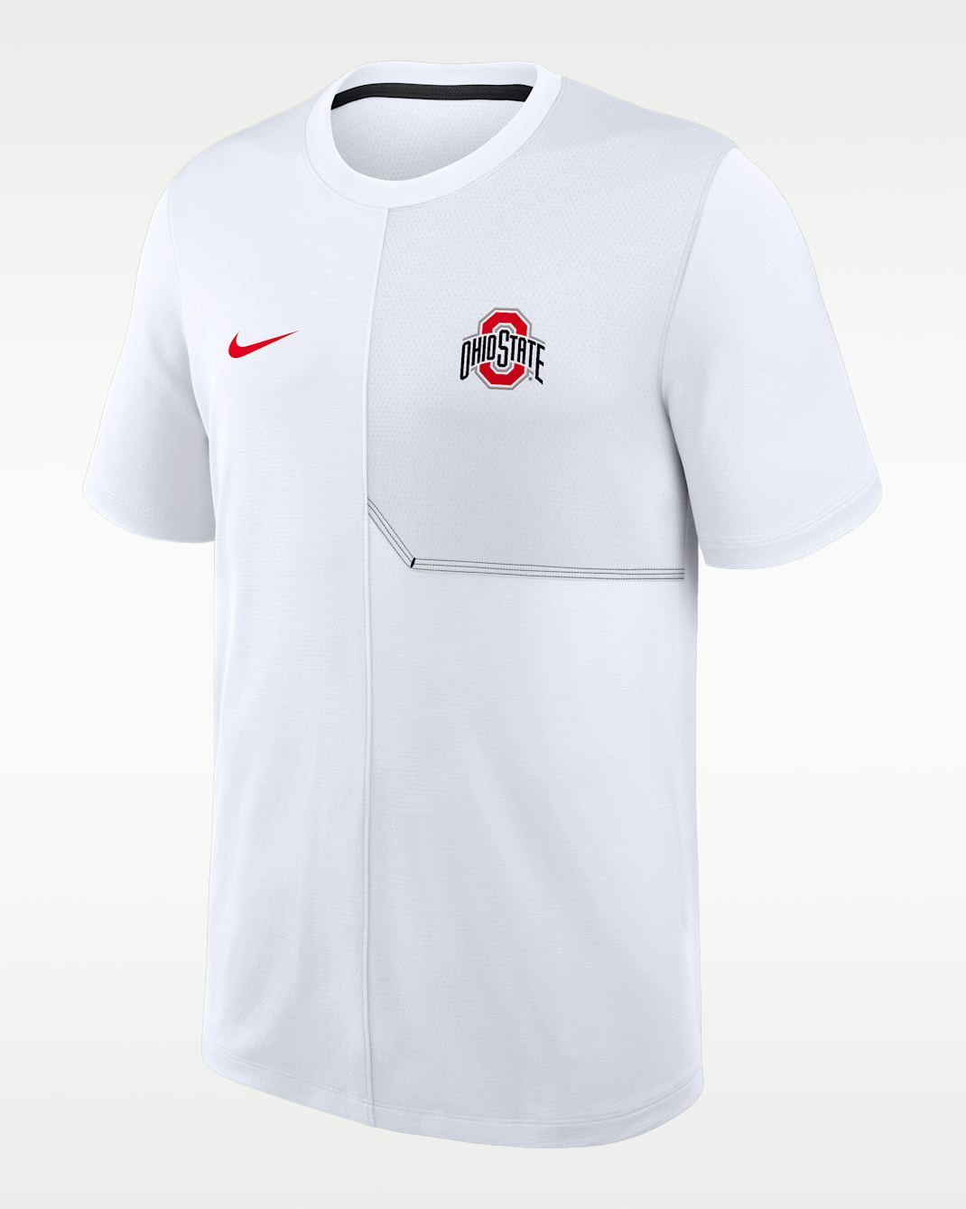 Ohio State Sideline Coach Men's Nike Dri-FIT College Top - White
